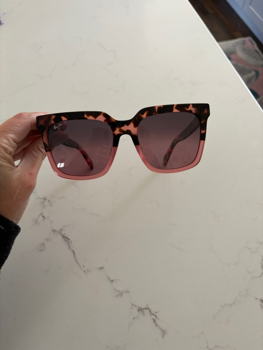 Maui Jim rooftops polarized Pink Gradient Women’s Sunglasses - Picture 4 of 4